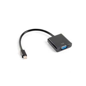 ADAPTADOR LANBERG MINIDISPLAYPORT MACHO/VGA HEMBRA 20CM NEGRO