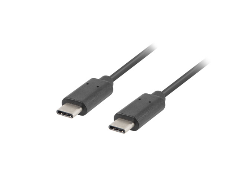 CABLE 2.0 LANBERG USB C MACHO/USB C MACHO 1M NEGRO CABLE 2.0 LANBERG USB C MACHO/USB C MACHO 1M NEGRO