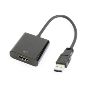 CABLE ADAPTADOR GEMBIRD USB 3.0 MACHO A HDMI HEMBRA NEGRO