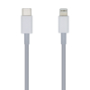 AISENS Cable USB 2.0 USB-С A Lightning PD 2A, Lightning/M-USB-С/M, Blanco, 1.0m AISENS Cable USB 2.0 USB-С A Lightning PD 2A
