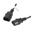 CABLE ALARGADOR LANBERG ALIMENTACION CPU IEC320 C13 H/IEC320 C14 M 1.8M