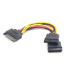 CABLE ALIMENTACION GEMBIRD SATA PLANO 0,15M CABLE ALIMENTACION GEMBIRD SATA PLANO 0