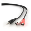 CABLE AUDIO GEMBIRD CONECTOR 3,5MM A RCA 1,5M CABLE AUDIO GEMBIRD CONECTOR 3