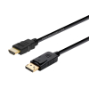AISENS CABLE CONVERSOR DISPLAYPORT A HDMI, DP/M-HDMI/M, NEGRO, 2.0M CABLE CONVERSOR AISENS DISPLAYPORT A HDMI DP M-HDMI M NEGRO 2.0M