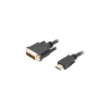 CABLE HDMI LANBERG MACHO/DVI-D 18+1 MACHO SINGLE LINK 1.8M NEGRO CABLE HDMI LANBERG MACHO/DVI-D 18+1 MACHO SINGLE LINK 1.8M NEGRO