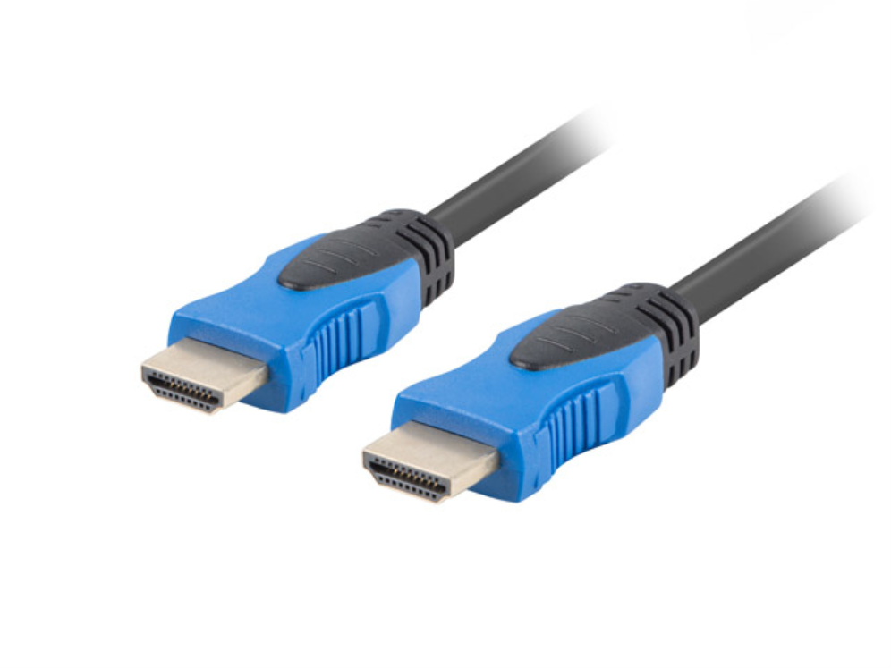 CABLE HDMI LANBERG MACHO/MACHO V2.0 CU 4K 1M NEGRO CABLE HDMI LANBERG MACHO/MACHO V2.0 CU 4K 1M NEGRO