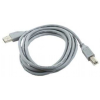 CABLE IMPRESORA GEMBIRD USB 2.0 B 1,8M GRIS CABLE IMPRESORA GEMBIRD USB 2.0 B 1