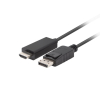 CABLE LANBERG DISPLAYPORT A HDMI MACHO-MACHO 1.8M