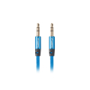CABLE MINIJACK LANBERG 3.5MM M/M 3 PIN 3M PREMIUM AZUL CABLE MINIJACK LANBERG 3.5MM M/M 3 PIN 3M PREMIUM AZUL