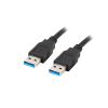CABLE USB 3.0 LANBERG MACHO/MACHO 0.5M NEGRO CABLE USB 3.0 LANBERG MACHO/MACHO 0.5M NEGRO