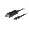 CABLE USB-C A HDMI LANBERG MACHO/MACHO 4K 60HZ 1.8M NEGRO