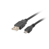 CABLE USB LANBERG 2.0 MACHO/MICRO USB MACHO 1M NEGRO CABLE USB LANBERG 2.0 MACHO/MICRO USB MACHO 1M NEGRO