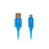 CABLE USB LANBERG 2.0 MACHO/MICRO USB MACHO QUICK CHARGE 3.0 1.8M AZUL CABLE USB LANBERG 2.0 MACHO/MICRO USB MACHO QUICK CHARGE 3.0 1.8M AZUL