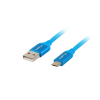 CABLE USB LANBERG 2.0 MACHO/MICRO USB MACHO QUICK CHARGE 3.0 1M AZUL CABLE USB LANBERG 2.0 MACHO/MICRO USB MACHO QUICK CHARGE 3.0 1M AZUL