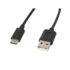 CABLE USB LANBERG 2.0 MACHO/USB C MACHO 1.8M NEGRO Cable usb lanberg 2.0 macho usb CA-USBO-10CC-0018-BK