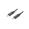 CABLE USB LANBERG 2.0 MACHO/USB C MACHO QUICK CHARGE 4.0 1.8M NEGRO CABLE USB LANBERG 2.0 MACHO/USB C MACHO QUICK CHARGE 4.0 1.8M NEGRO