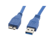 CABLE USB LANBERG 3.0 MACHO/MICRO USB MACHO 0.5M AZUL CABLE USB LANBERG 3.0 MACHO/MICRO USB MACHO 0.5M AZUL