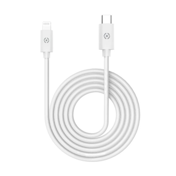 CABLE TIPO C A LIGHTNING 1M BLANCO