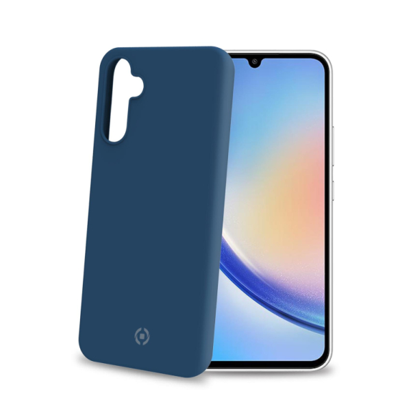 FUNDA CROMO GALAXY A34 5G AZUL