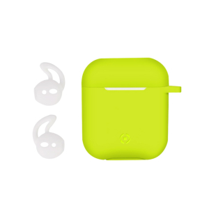 CELLY FUNDA DE SILICONA ESTUCHE AIRPOD 1 Y 2 GENERACION VERDELIMA