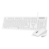 TECLADO + MOUSE SUBBLIM USB SLIM SILENT WHITE COMBO TECLADO RATON SUBBLIM BUSINESS SLIM SILENCIOSO CON CABLE USB B