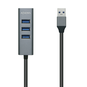 AISENS Hub USB3.0 Aluminio