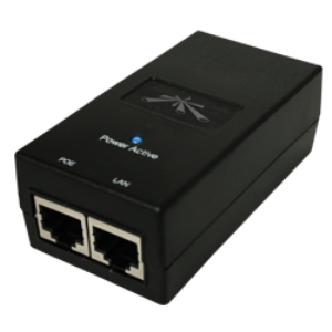 UBIQUITI POE 24 V. 12W GIG NEGRO