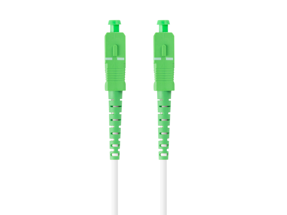 CABLE DE FIBRAOPTICA LANBERG 5M MONO SC/APC-SC/APC SIMPLEX G657B3 LSZH BLANC LATIGUILLO FIBRA 5M LANBERG MONO SC/APC-SC/APC SIMPLEX G657B3 LSZH BLANCO