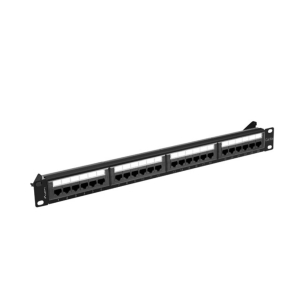 PATCH PANEL LANBERG 24 PUERTOS 1U 19? CAT.7 FTP NEGRO