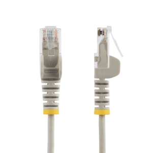 5m - Delgado - con Conectores RJ45 sin Enganches - Gris