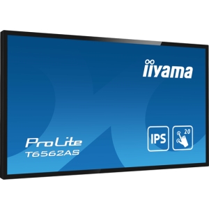 iiyama T6562AS-B1 pantalla de señalización Panel plano interactivo 163,8 cm (64.5") IPS 500 cd / m² 4K Ultra HD Negro Pantalla táctil Procesador incorporado Android 8.0 24/7 iiyama T6562AS-B1 pantalla de señalización Panel plano interactivo 163,8 cm (64.5") IPS 500 cd / m² 4K Ultra HD Negro Pantalla táctil Procesador incorporado Android 8.0 24/7