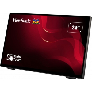 Viewsonic TD2465 pantalla de señalización Panel plano interactivo 61 cm (24") LED 250 cd / m² Full HD Negro Pantalla táctil Viewsonic TD2465 pantalla de señalización Panel plano interactivo 61 cm (24") LED 250 cd / m² Full HD Negro Pantalla táctil