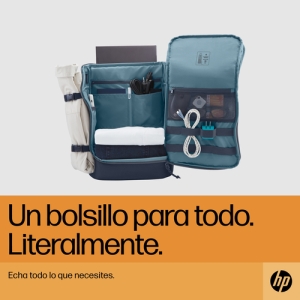HP Mochila para portátil Travel de 15,6 pulgadas y 25 litros gris hierro HP Mochila para portátil Travel de 15,6 pulgadas y 25 litros gris hierro