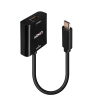Lindy 43269 Adaptador gráfico USB 3840 x 2160 Pixeles Negro Lindy 43269 Adaptador gráfico USB 3840 x 2160 Pixeles Negro