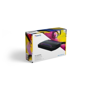 TooQ TQE-2599RGB caja para disco duro externo Carcasa de disco duro/SSD Negro 2.5"