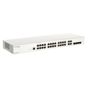 Alternative view of D-Link DBS-2000-28/E switch Gestionado L2 Gigabit Ethernet (10/100/1000) Gris