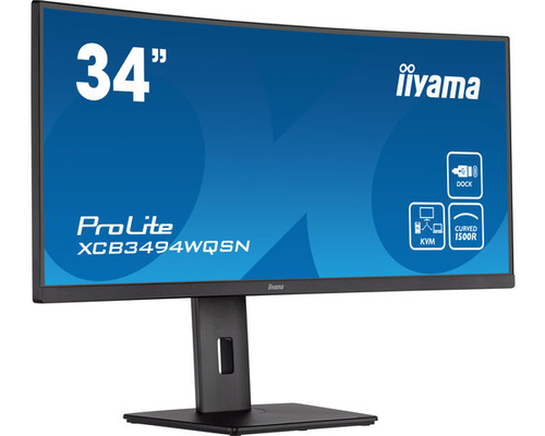 iiyama ProLite XCB3494WQSN-B5 LED display 86,4 cm (34") 3440 x 1440 Pixeles UltraWide Quad HD Negro iiyama ProLite XCB3494WQSN-B5 LED display 86