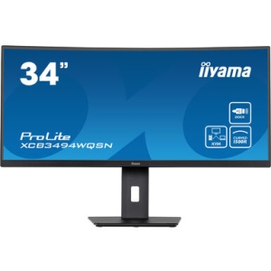 iiyama ProLite XCB3494WQSN-B5 LED display 86,4 cm (34") 3440 x 1440 Pixeles UltraWide Quad HD Negro 4 cm (34