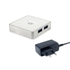 Conceptronic HUBBIES03W hub de interfaz USB 3.2 Gen 1 (3.1 Gen 1) Micro-B 5000 Mbit/s Blanco