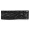Logitech Wireless Keyboard K270 teclado RF inalámbrico QWERTZ Alemán Negro