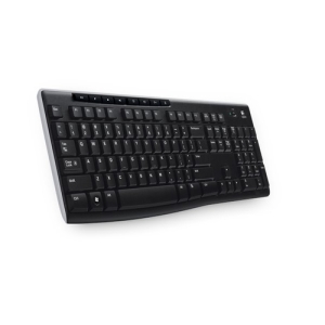 Logitech Wireless Keyboard K270 teclado RF inalámbrico QWERTZ Alemán Negro