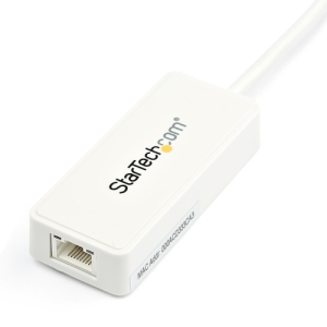 StarTech.com Adaptador Tarjeta de Red NIC Externa USB 3.0 de 1 Puerto Gigabit Ethernet RJ45 y Puerto USB - Blanco StarTech.com Adaptador Tarjeta de Red NIC Externa USB 3.0 de 1 Puerto Gigabit Ethernet RJ45 y Puerto USB - Blanco