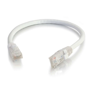 C2G CAT6 UTP 0.3m cable de red Blanco 0