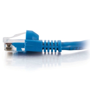 C2G Cable de conexión de red de 0,5 m Cat5e sin blindaje y con funda (UTP), color azul