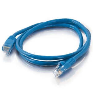 C2G Cable de conexión de red de 1 m Cat5e sin blindaje y con funda (UTP), color azul