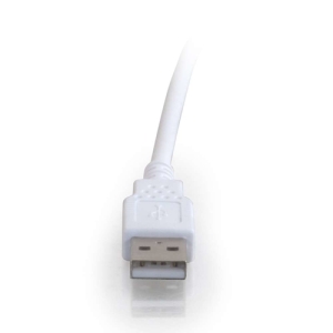C2G Alargo de 3 m USB 2.0 A macho a A hembra, color blanco C2G Alargo de 3 m USB 2.0 A macho a A hembra, color blanco