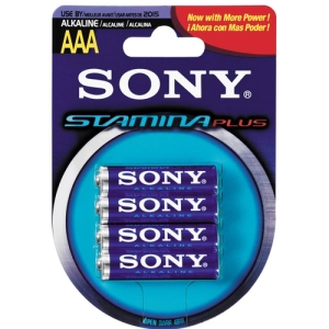 Sony Stamina Plus AAA 4 Pack Batería de un solo uso Alcalino