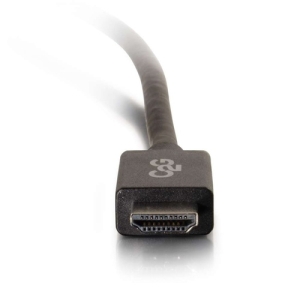Alternative view of C2G Cable adaptador de DisplayPort™ macho a HDMI® macho, 1,8 m (6 ft), negro