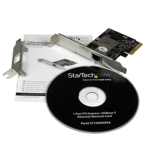 StarTech.com Tarjeta de Red PCI Express PCI-E x4 de 1 Puerto Ethernet de 10Gb StarTech.com Tarjeta de Red PCI Express PCI-E x4 de 1 Puerto Ethernet de 10Gb