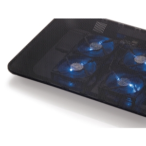 Alternative view of Conceptronic Plataforma de refrigeración de 4 ventiladores para equipos portátiles